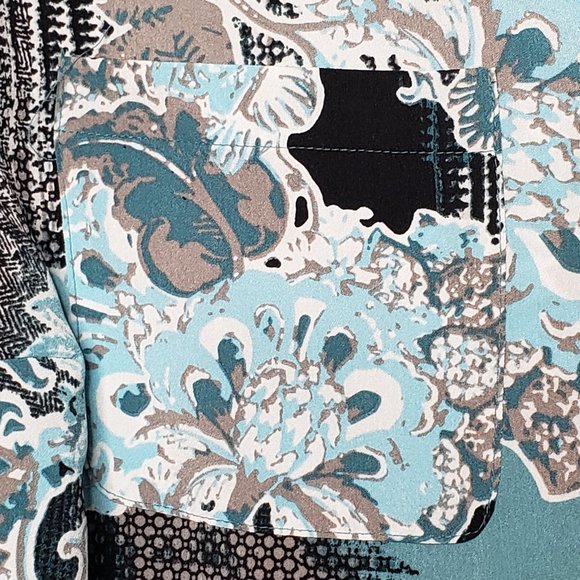 Charter Club Floral Button Down Shirt - Picture 5 of 11